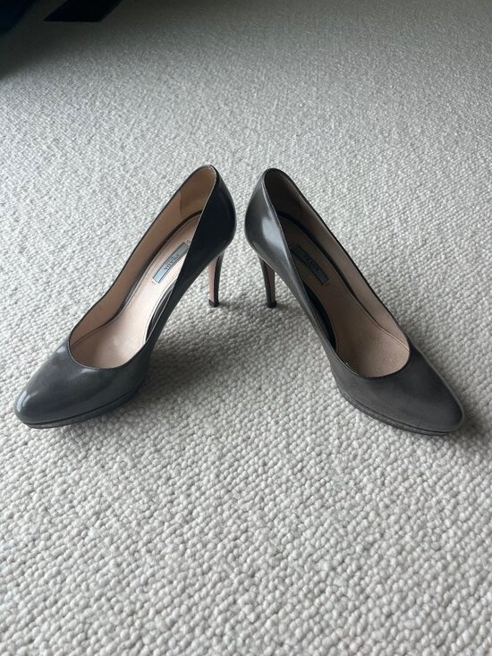 Prada Shoes - Prada Pump in Smokey Gray